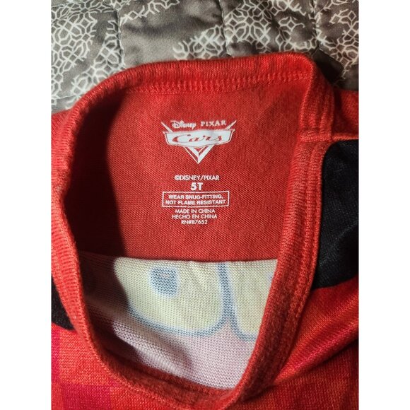Disney Cars Lightning Mcqueen Kids Pajamas 5T - Picture 2 of 3